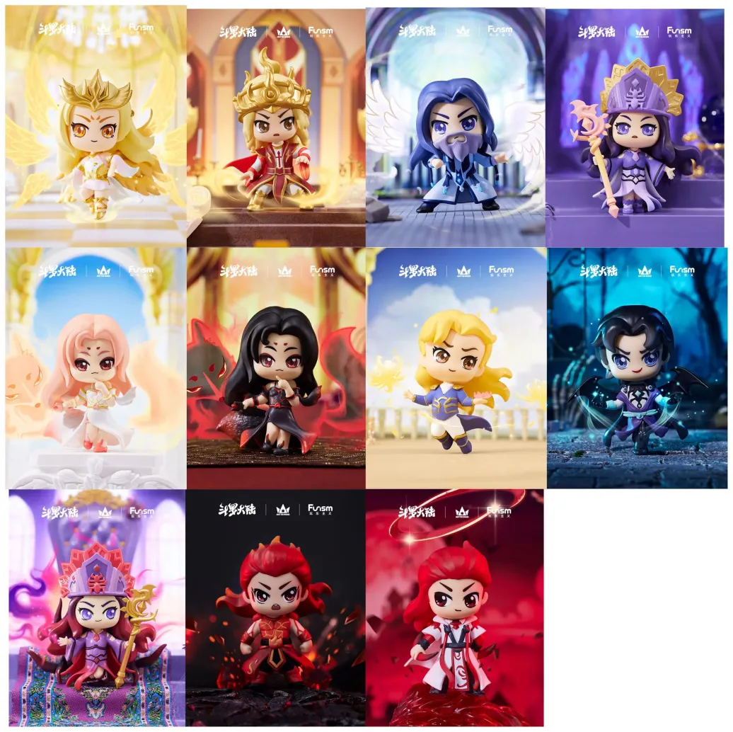 Soul Land Wuhun Hall Series Minifiguren 11 cm Display (8) 