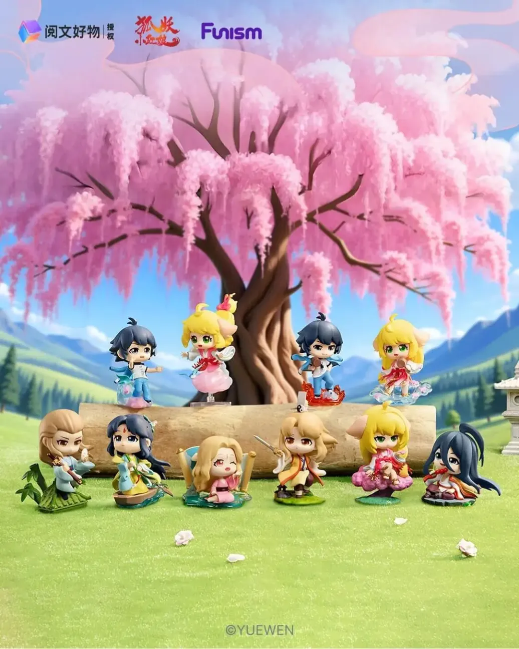 Fox Spirit Matchmaker Blind Box Minifiguren Sea Oath Mountain Alliance 8 cm Display (8) 