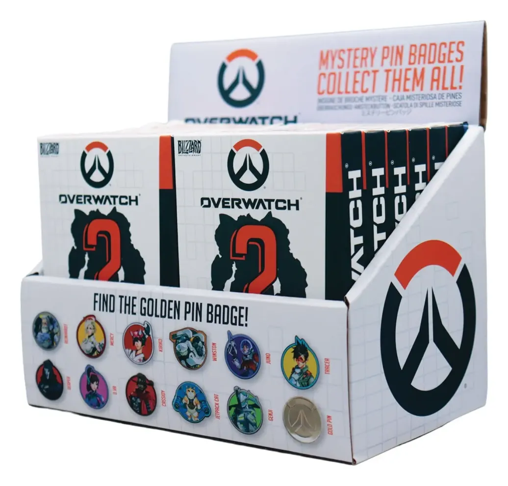 Overwatch Mystery Ansteck-Pins Blind Box Sortiment (12)