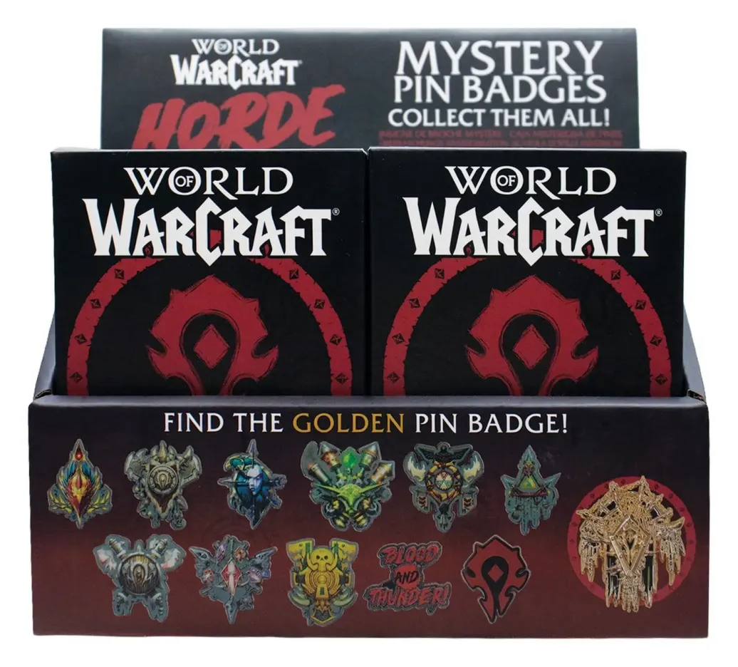 World of Warcraft Mystery Ansteck-Pins Horde Blind Box Display (12)