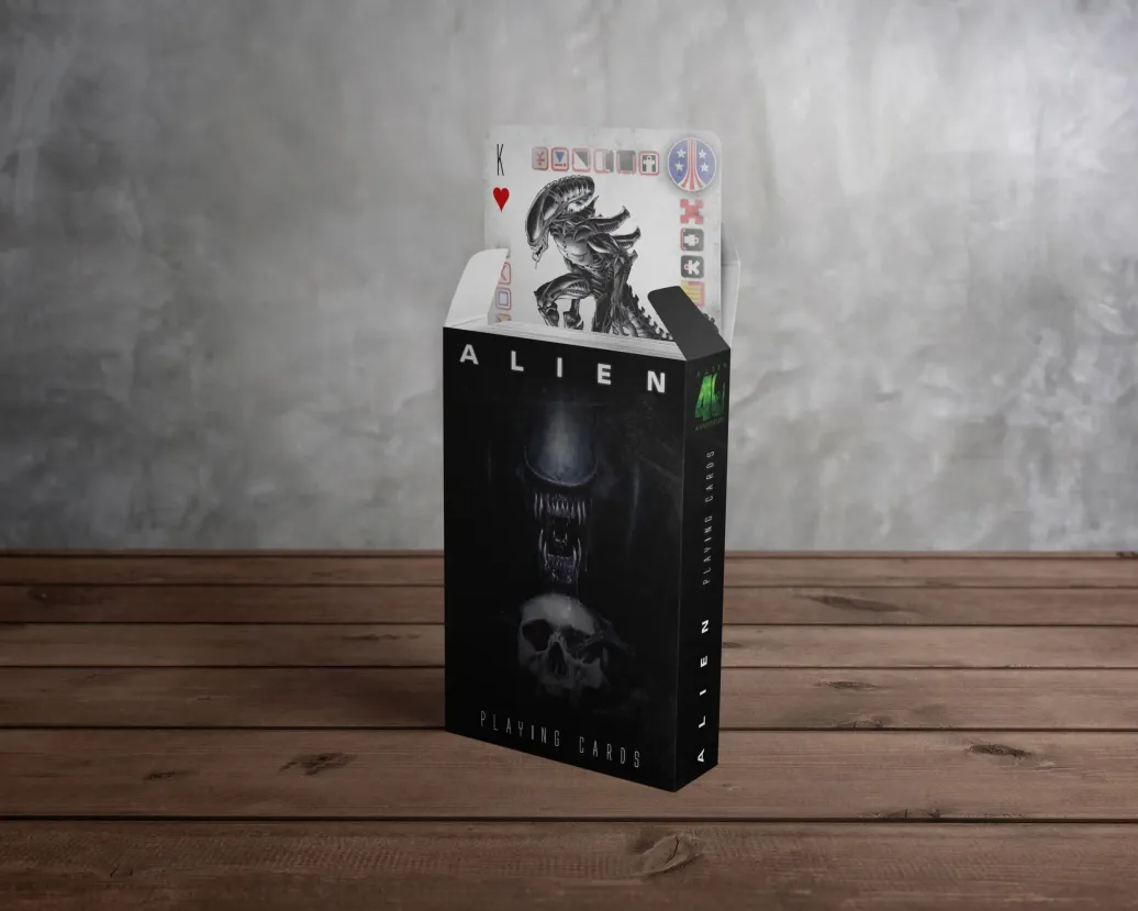 Alien Spielkarten