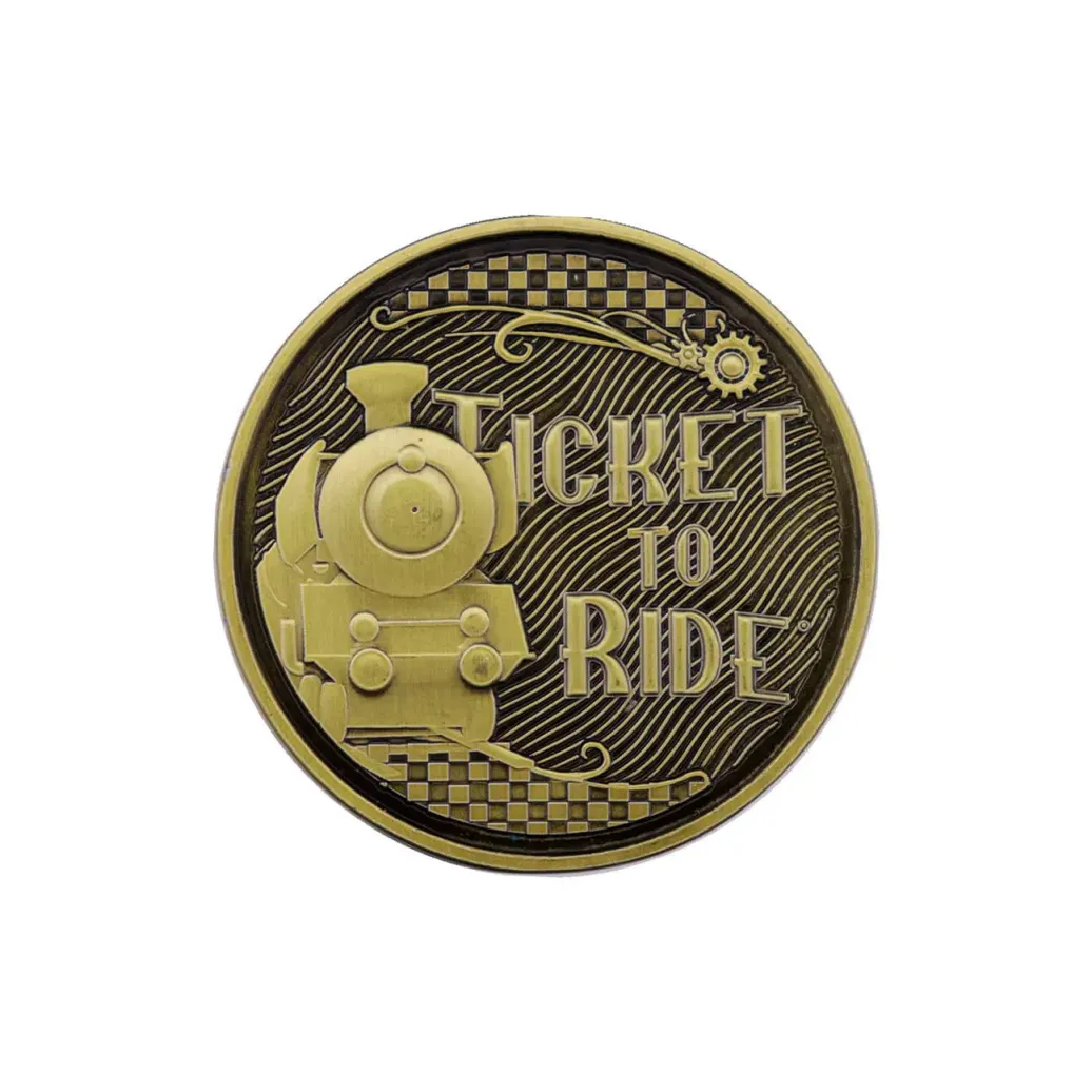 Ticket to Ride Sammelmünze Train Limited Edition