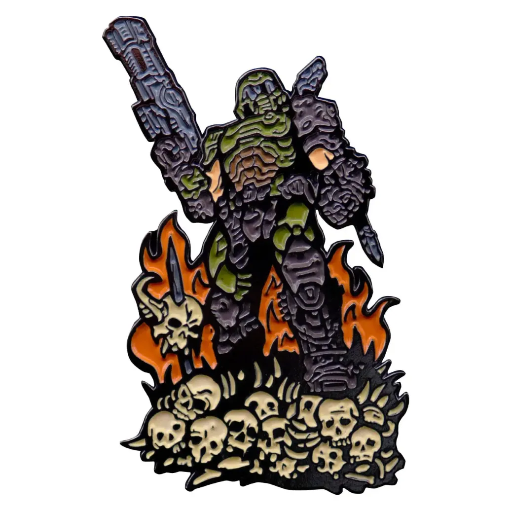 Doom Eternal Ansteck-Pin Doom Guy Limited Edition