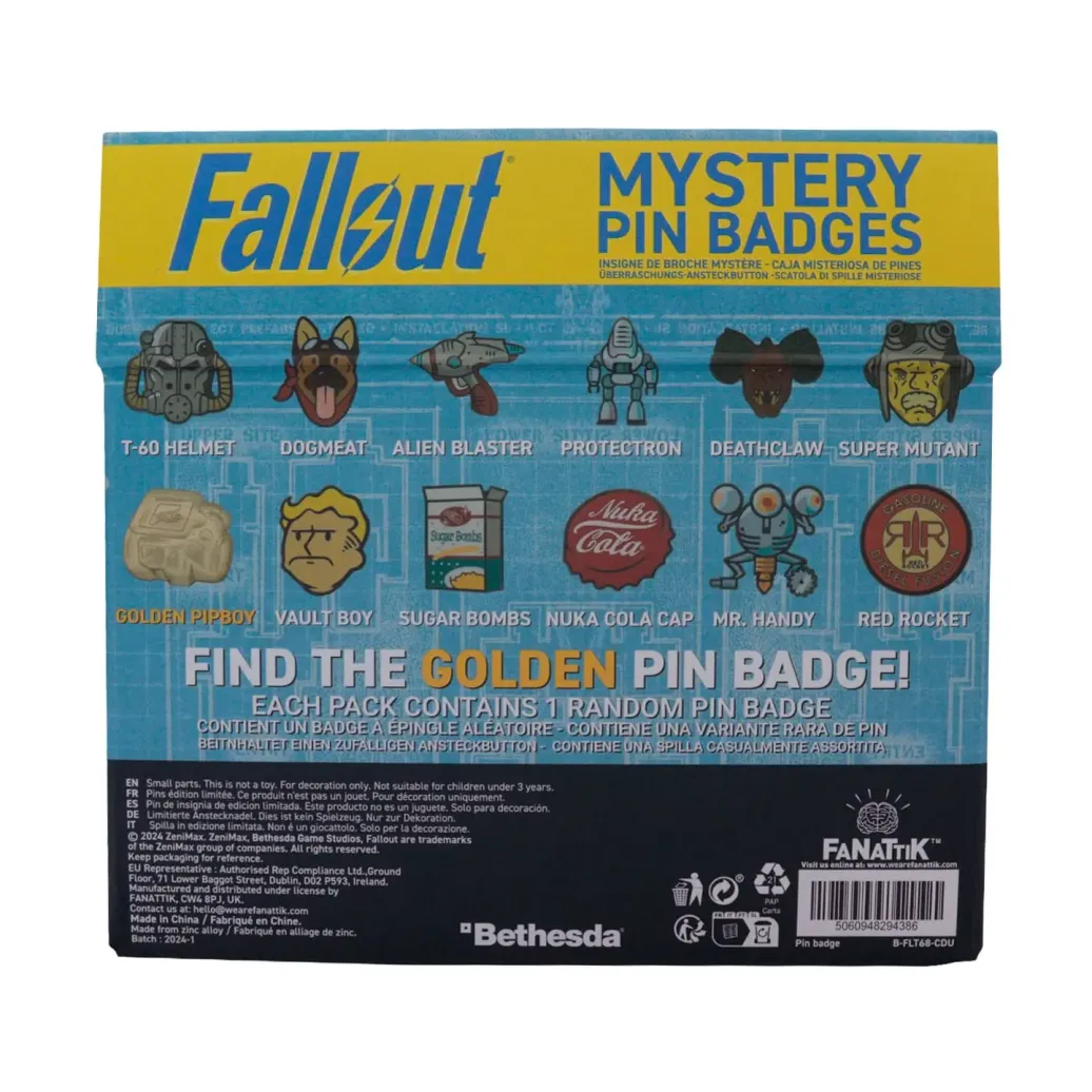 Fallout Ansteck-Pins Display Mystery Pin Badge (12)