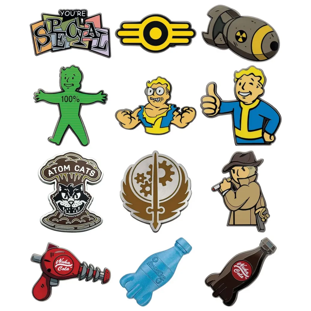 Fallout Ansteck-Pins Mystery Pin Badge Volume 2 Display (12)   