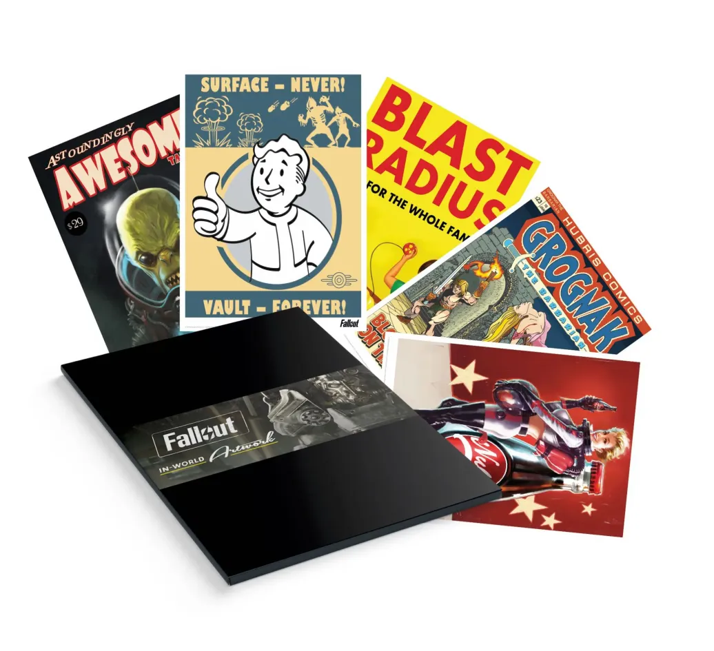 Fallout Kunstdrucke 5er-Set 35 x 28 cm