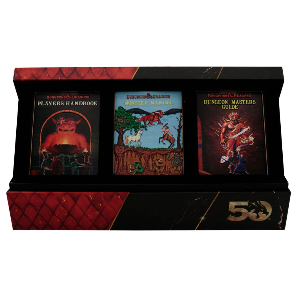 Dungeons & Dragons Metallbarren 3er-Set 50th Anniversary 1st Edition Book Cover    