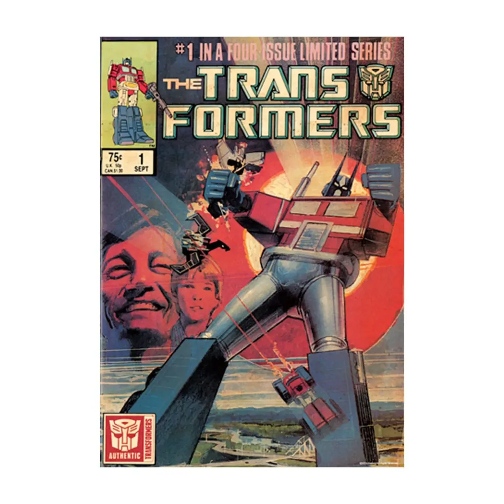 Transformers Kunstdruck 40th Anniversary Limited Edition 42 x 30 cm