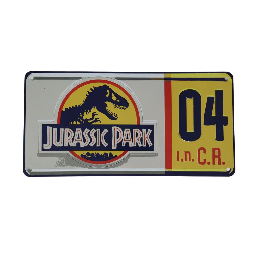 Jurassic Park Dennis Nedry Nummernschild Replik