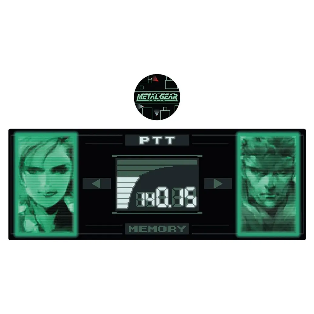 Metal Gear Solid Schreibtischunterlage & Untersetzer Set Solid Snake x Raiden Limited Edition