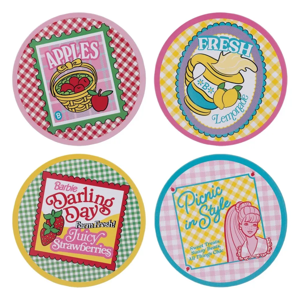 Barbie Untersetzer 4er-Pack