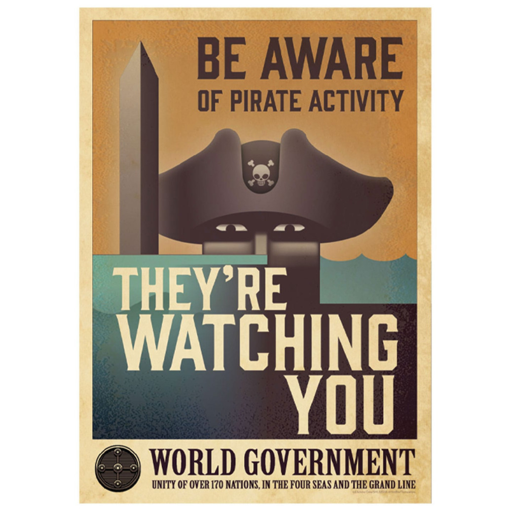 One Piece Kunstdruck Be Aware Limited Edition 42 x 30 cm