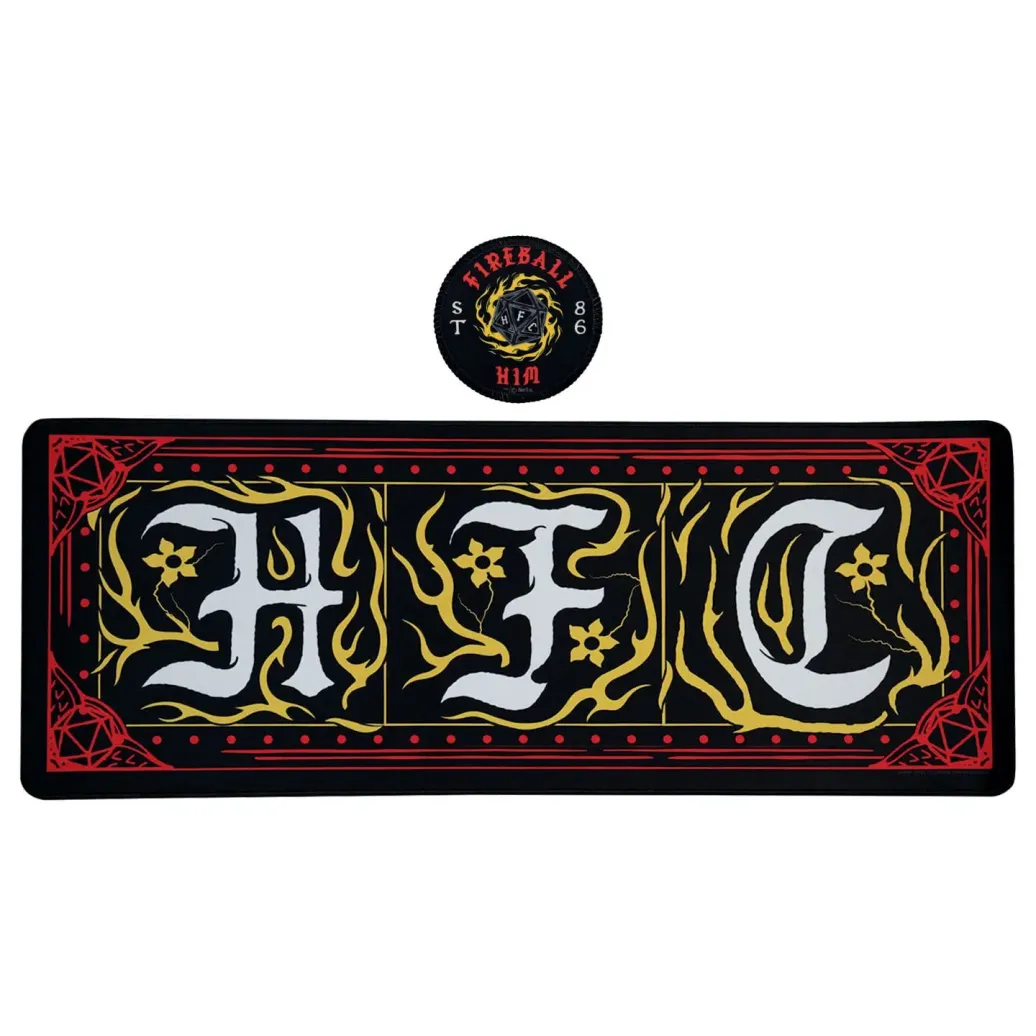 Stranger Things Schreibtischunterlage & Untersetzer Hellfire Club