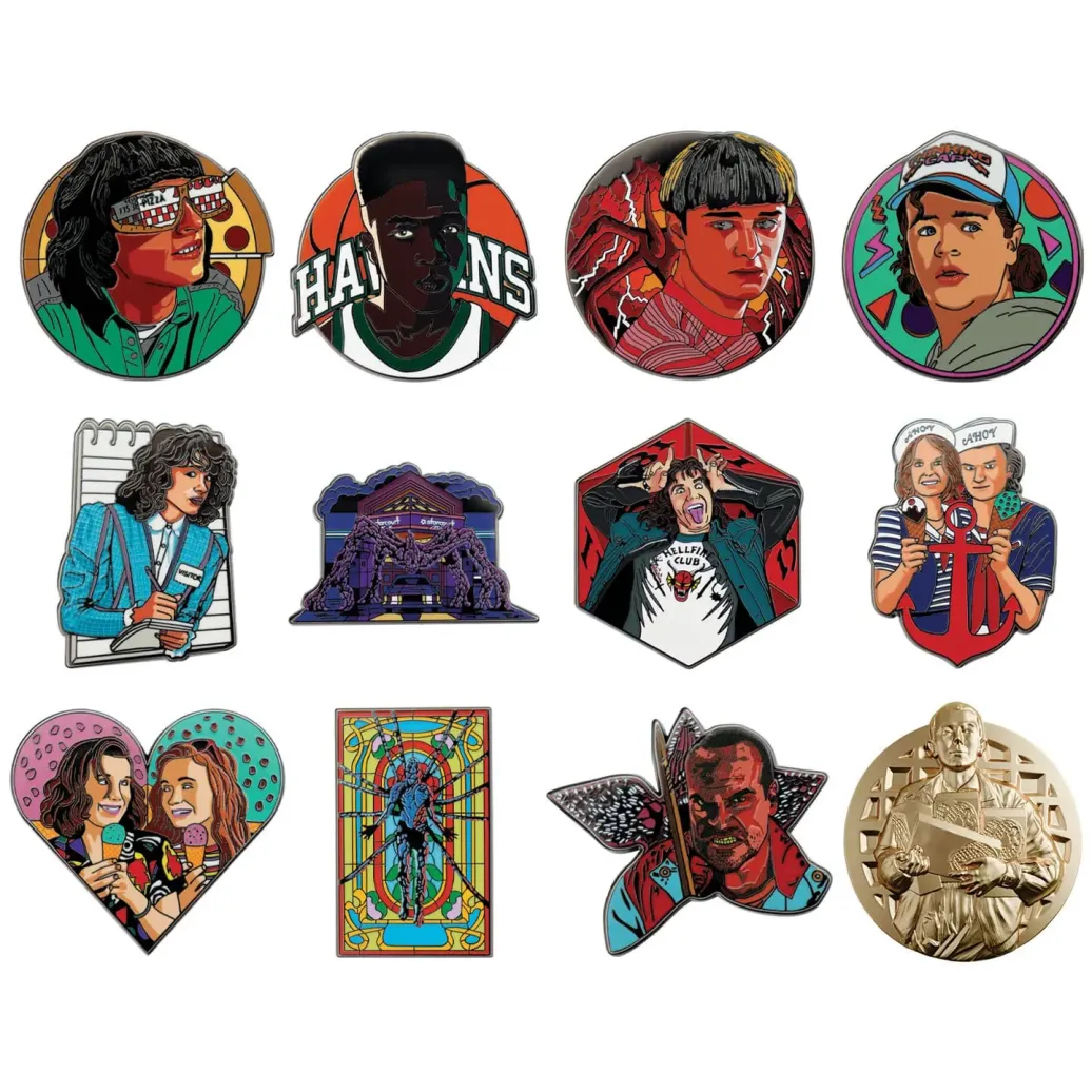 Stranger Things Ansteck-Pins Display Mystery Pin Badge (12)