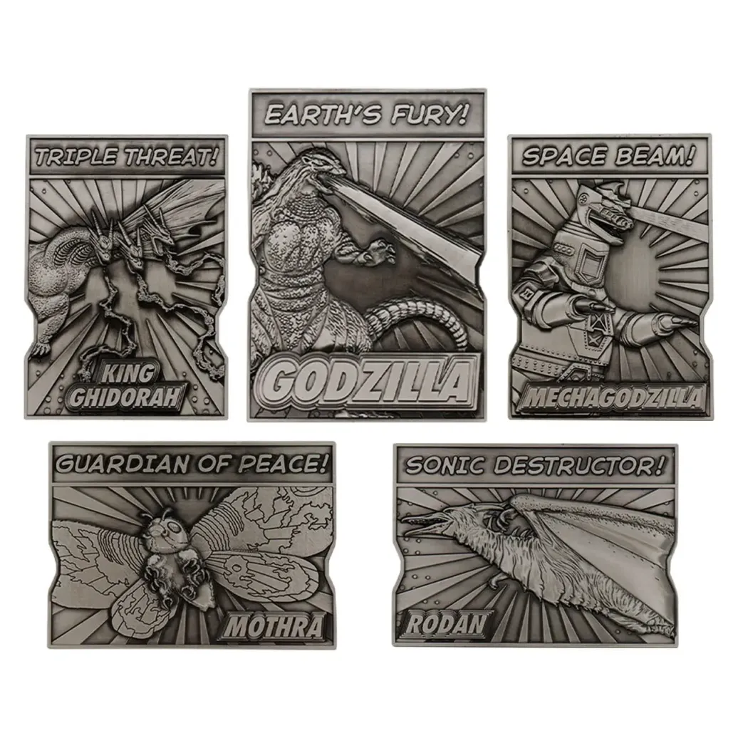 Godzilla Metallbarren 5er-Set Godzilla Monsters Limited Edition