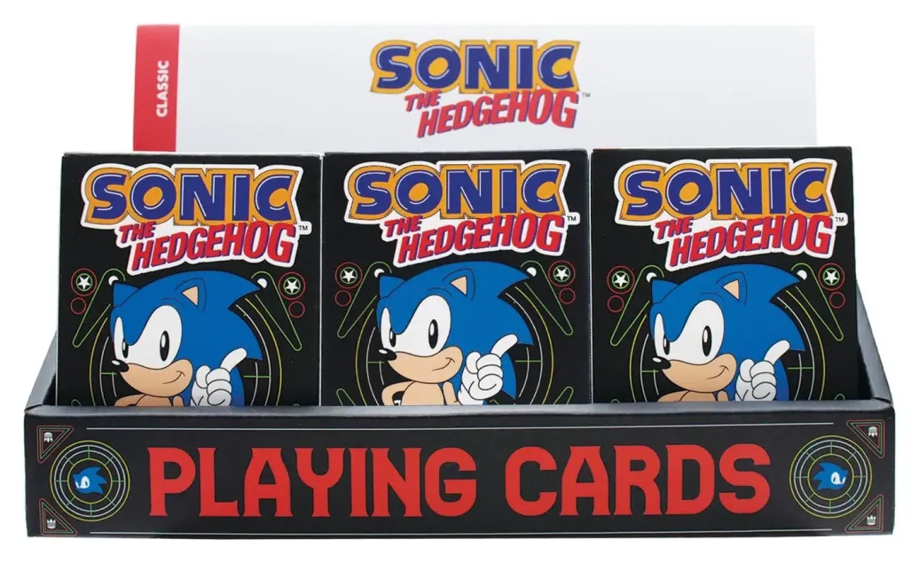 Sonic the Hedgehog Spielkarten Display (12 Packs)