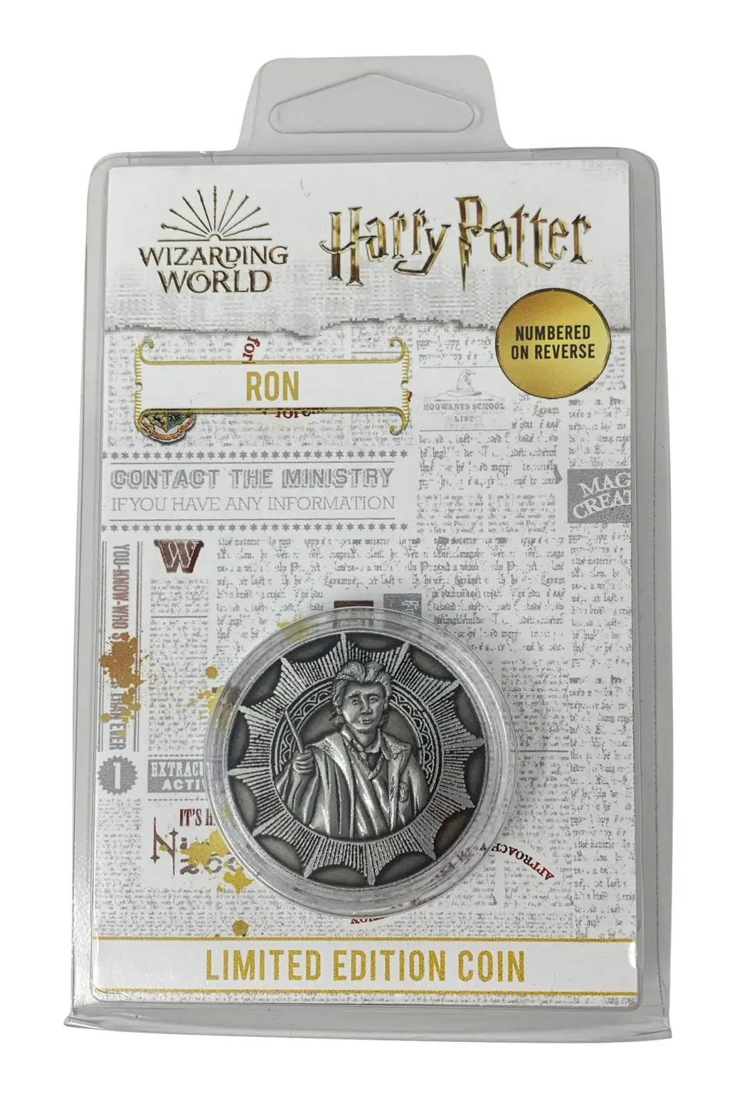 Harry Potter Sammelmünze Ron Limited Edition