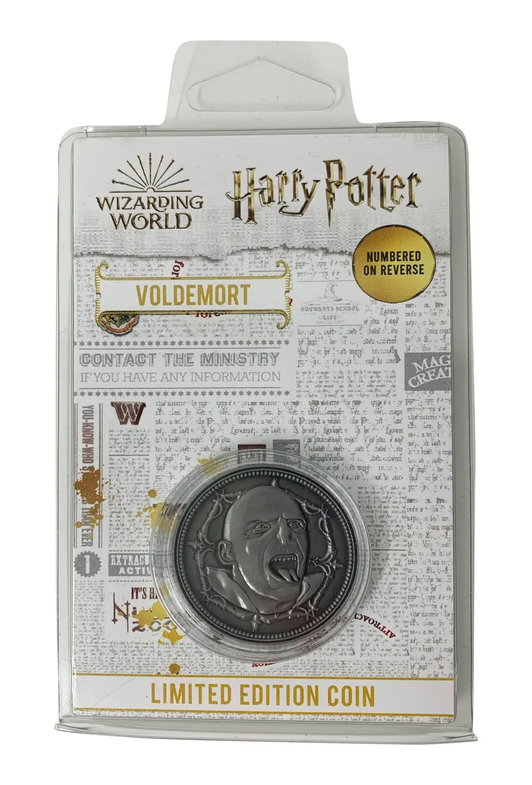 Harry Potter Sammelmünze Voldemort Limited Edition