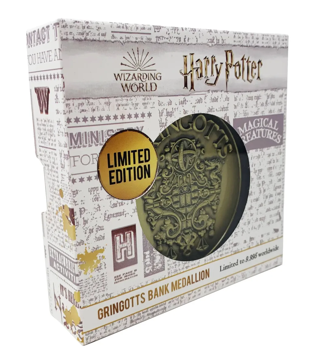 Harry Potter Medaille Gringotts Crest Limited Edition