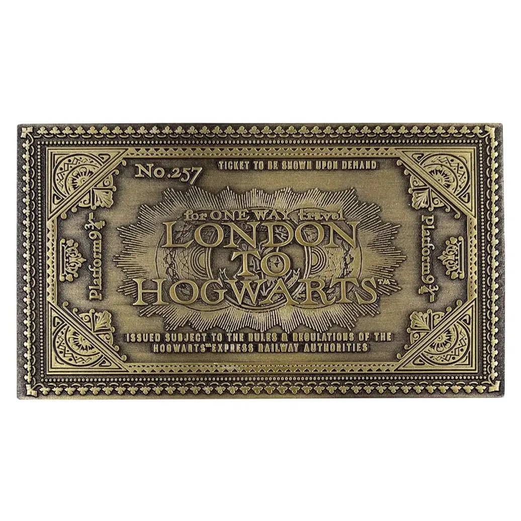Harry Potter Replik Hogwarts Train Ticket Limited Edition