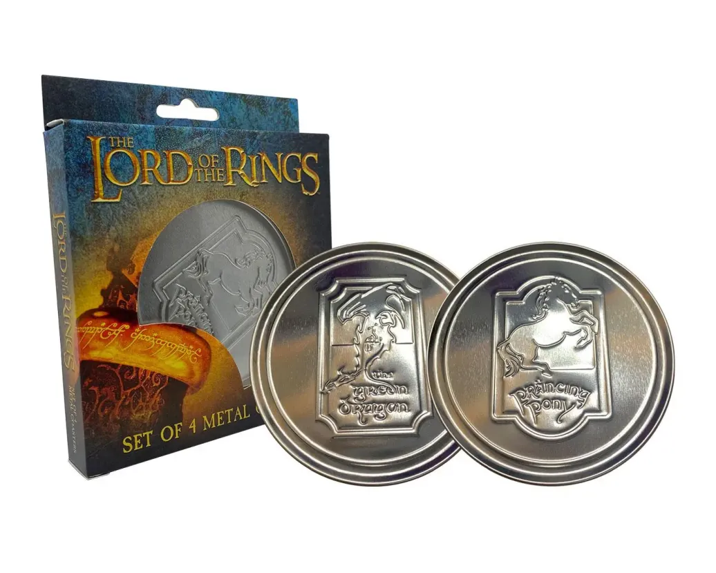 Der Herr der Ringe Untersetzer 4er-Pack Green Dragon