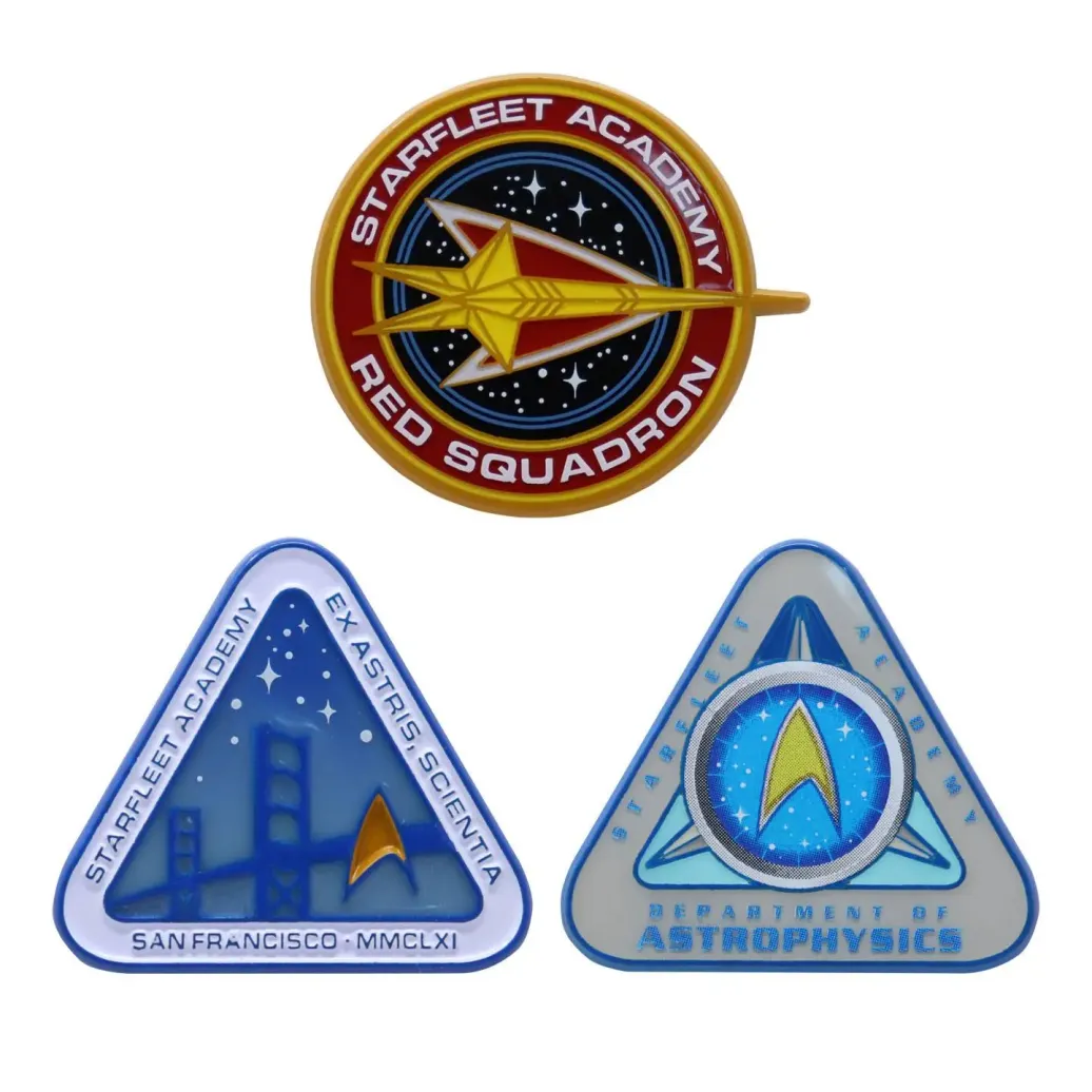 Star Trek Ansteck-Pins 3er-Set Starfleet Academy Limited Edition