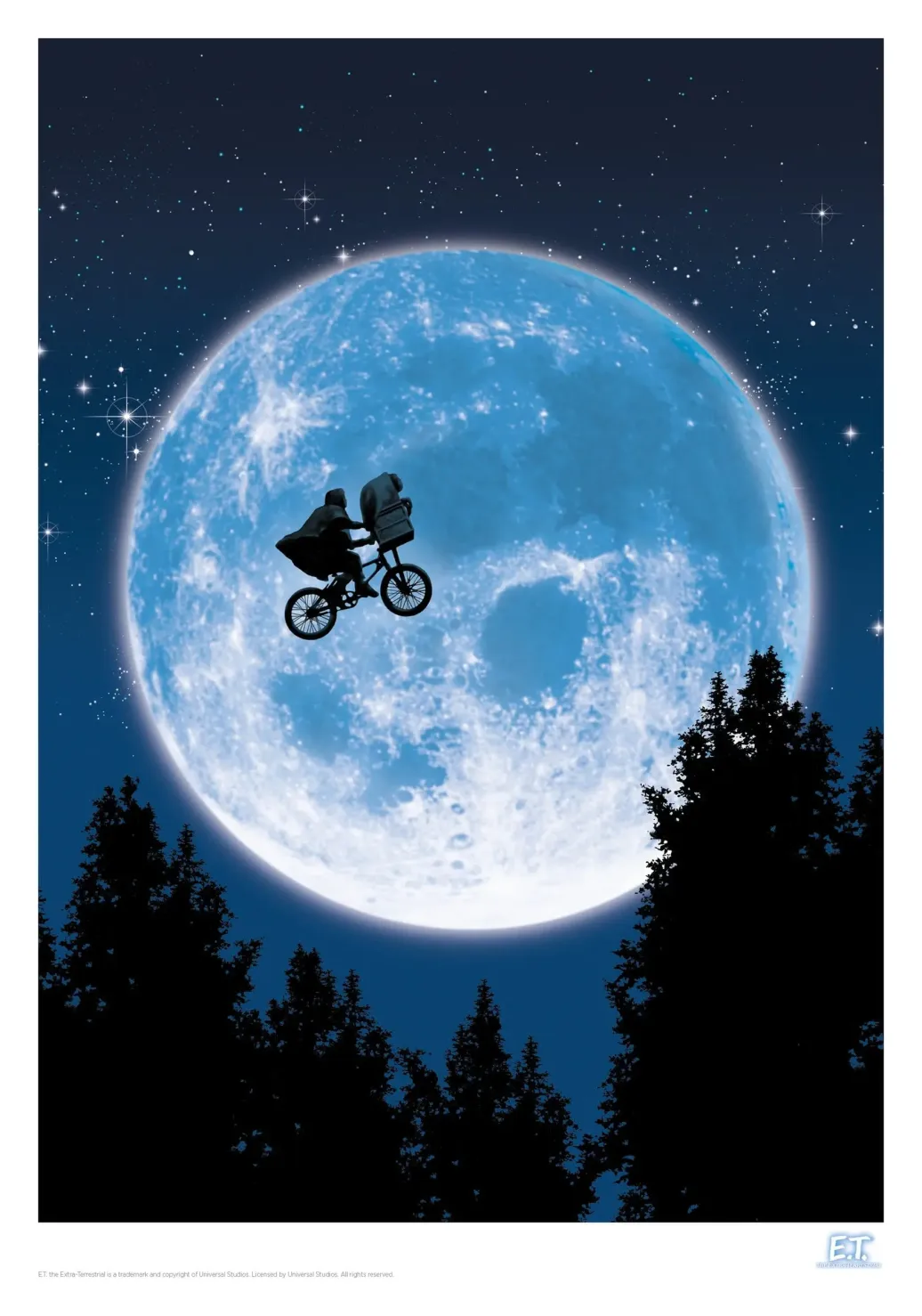 E.T. - Der Außerirdische Kunstdruck Ver. A Limited Edition 30 x 47 cm