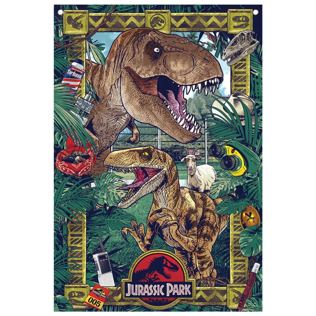 Jurassic Park Wandbehang 125 x 85 cm