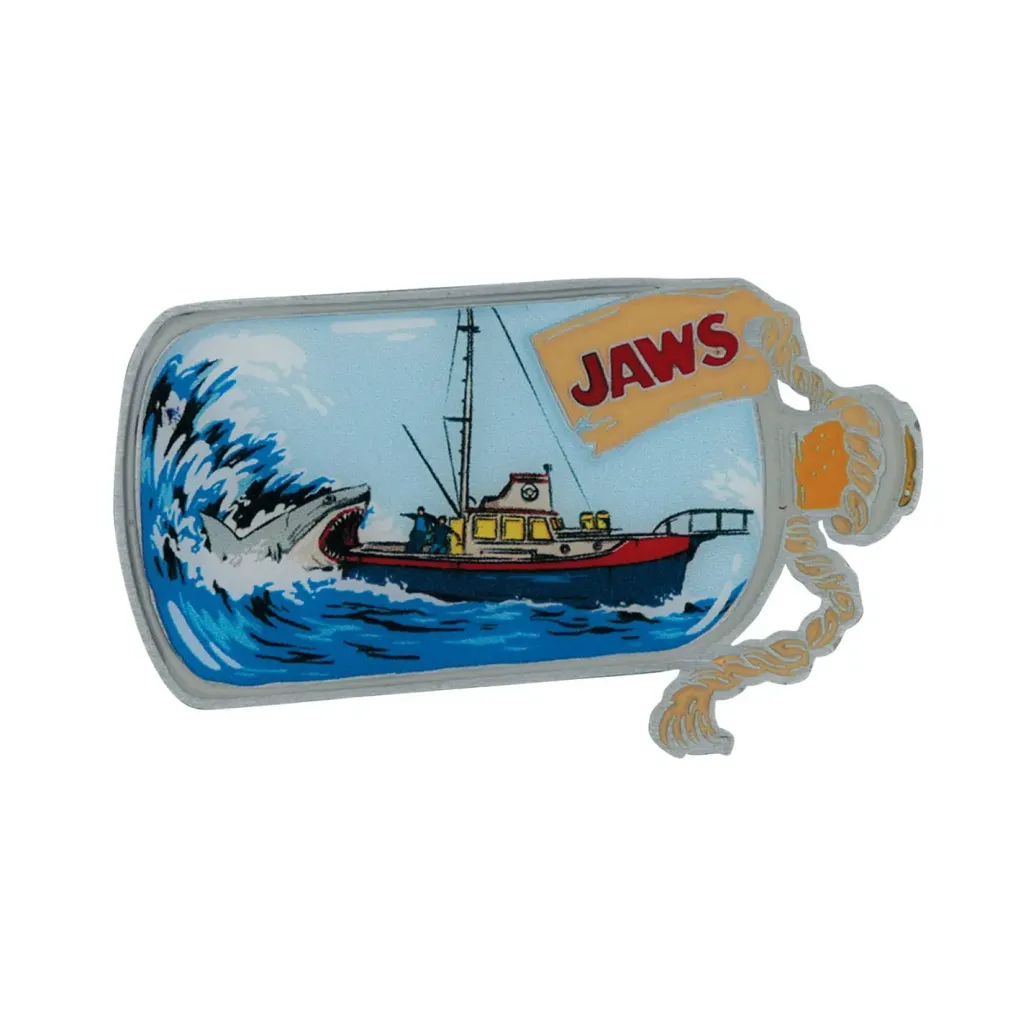 Jaws Ansteck-Pin 50th Anniversary Ship in Bottle       