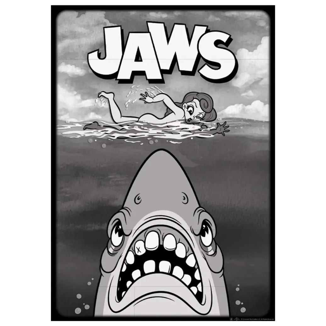 Jaws Kunstdruck Limited Edition 42 x 30 cm           