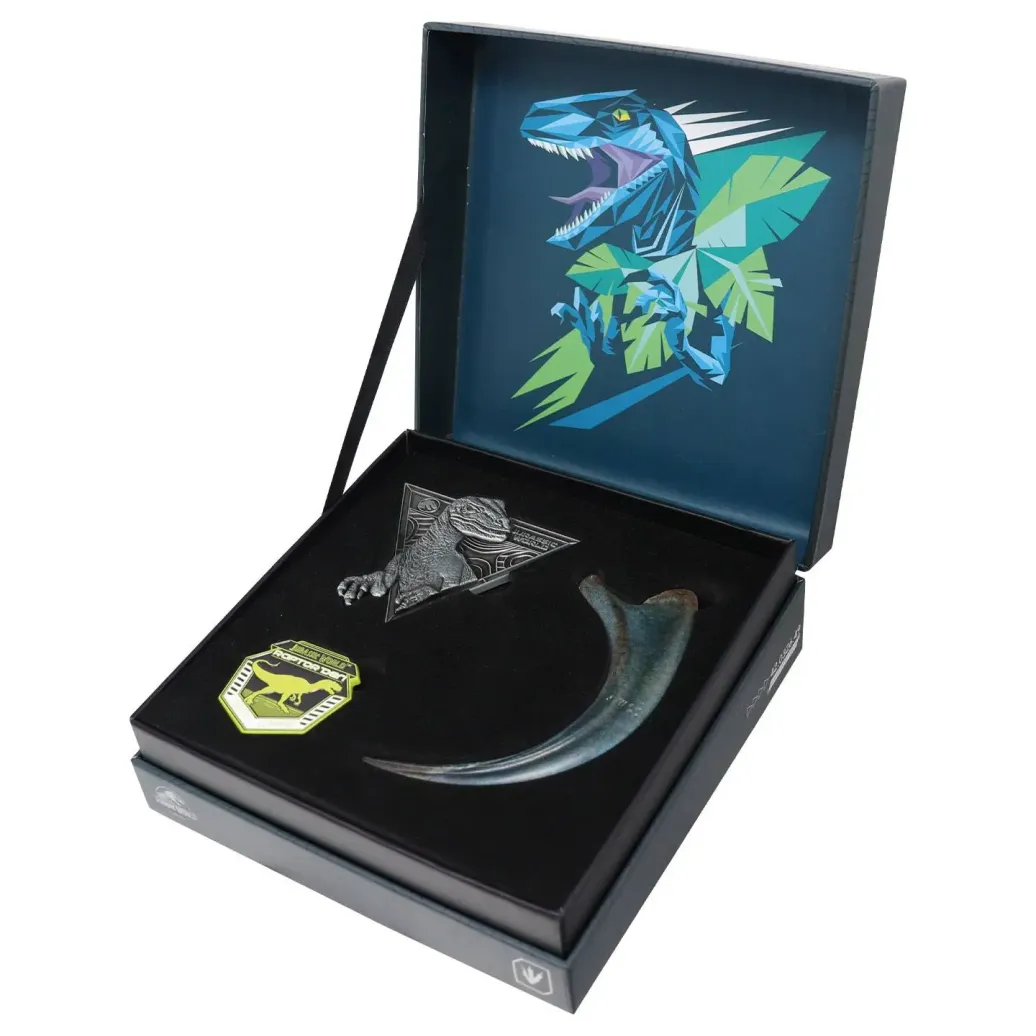 Jurassic World Ansteck-Pin 3er-Pack Raptor Training Commendation Limited Edition