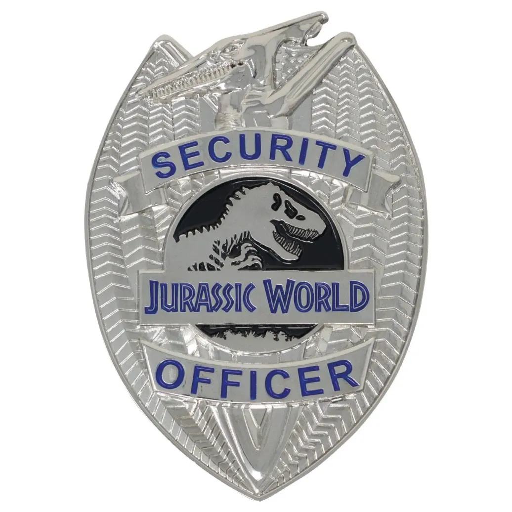 Jurassic World Ansteck-Pin Limited Edition Replica Security Officer