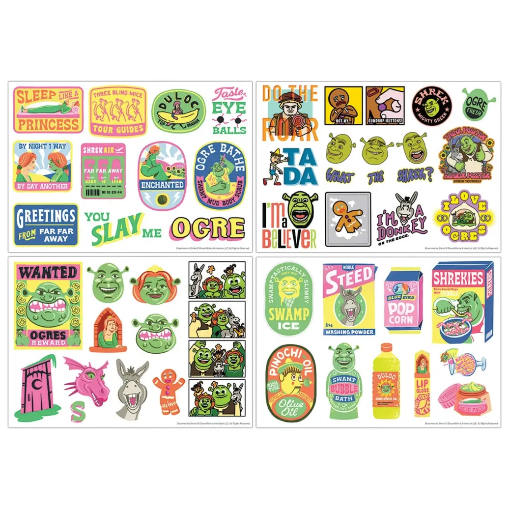 Shrek Tech Sticker Pack         