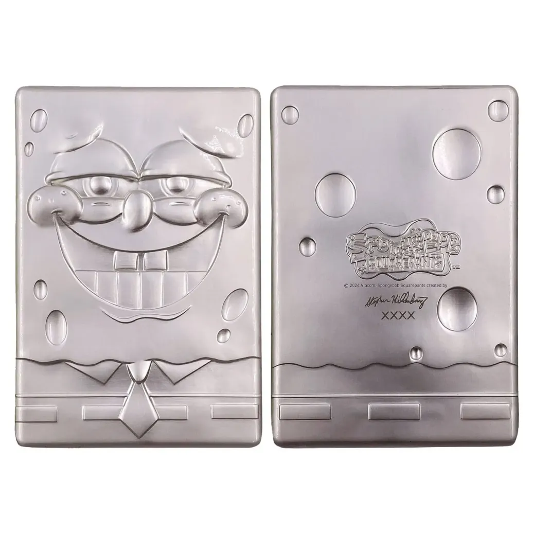 SpongeBob Schwammkopf Metallbarren 25th Anniversary Limited Edition