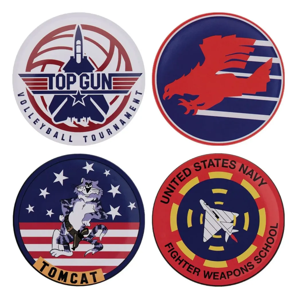 Top Gun Untersetzer 4er-Pack