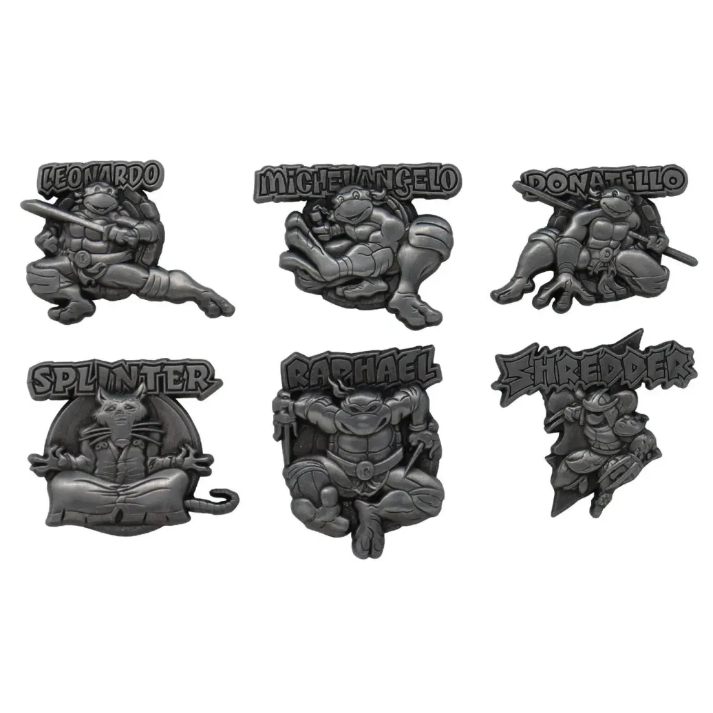Teenage Mutant Ninja Turtles Ansteck-Pin 6er-Pack Limited Edition