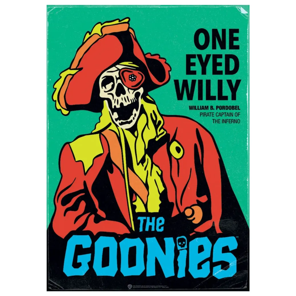 Die Goonies Kunstdruck 40th Anniversary One Eyed Willy Limited Edition 42 x 30 cm             