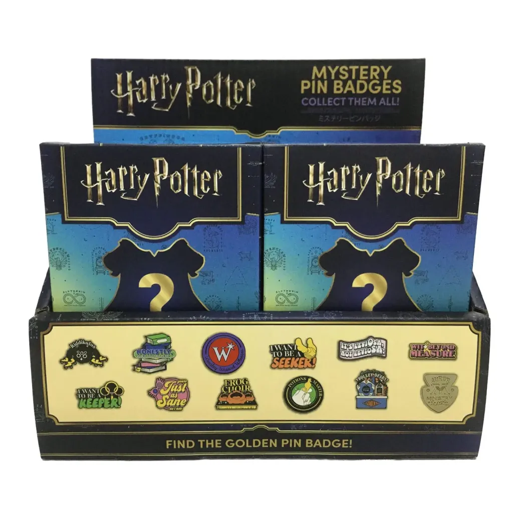 Harry Potter Ansteck-Pins Mystery Pin Badge Display (12)    
