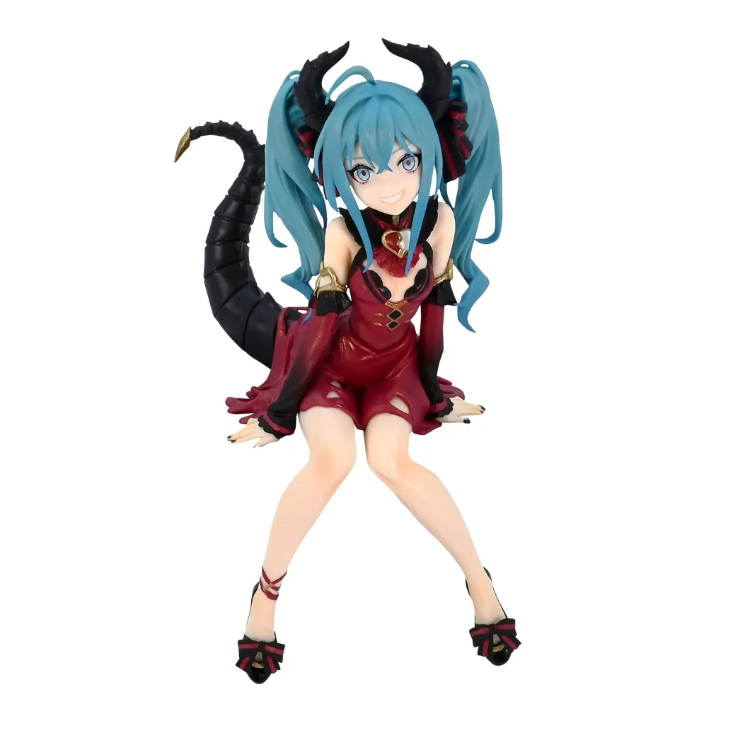 Hatsune Miku Noodle Stopper PVC Statue Hatsune Miku Villain Red Color ver. 16 cm