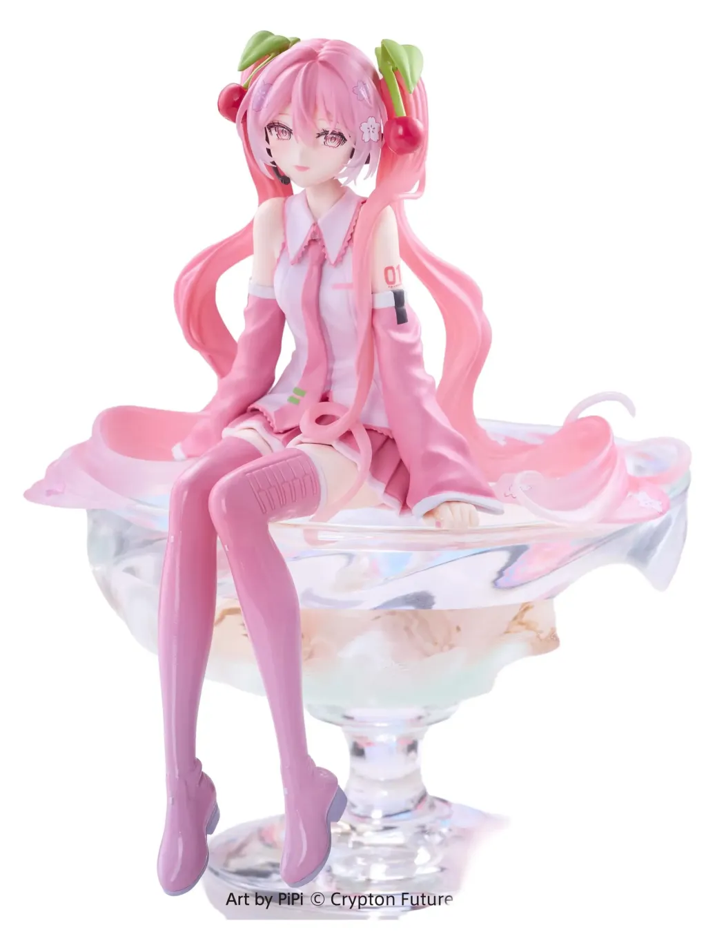 Hatsune Miku Noodle Stopper PVC Figur Sakura Miku 2026 Smile Ver. 14 cm