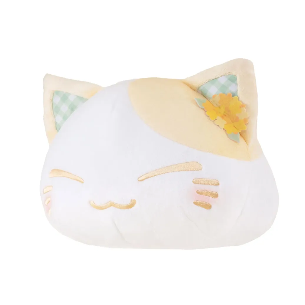 Nemuneko Cat Plüschfigur Rape Flower Pattern Ear Decoration Yellow Color Ver. 30 cm