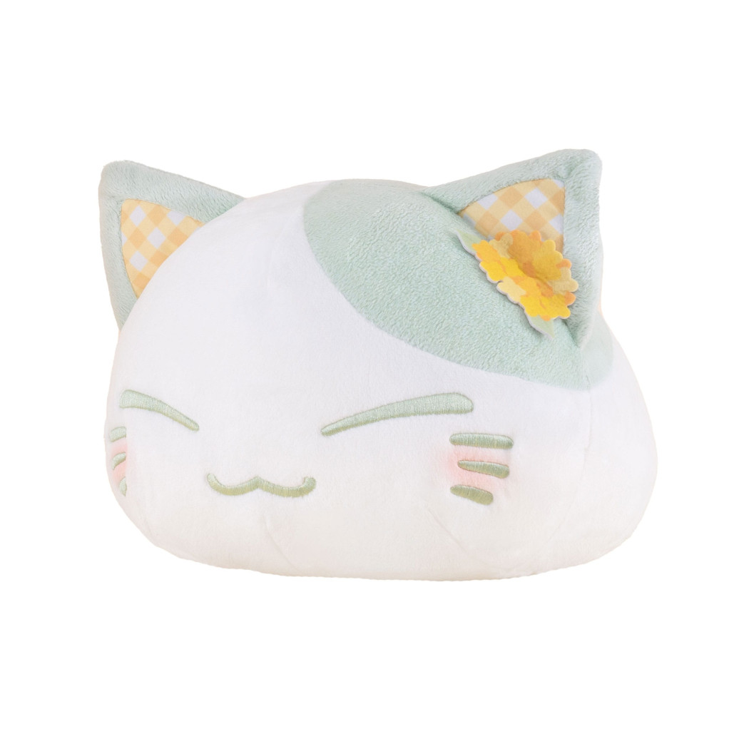 Nemuneko Cat Plüschfigur Rape Flower Pattern Ear Decoration Green Color Ver. 30 cm