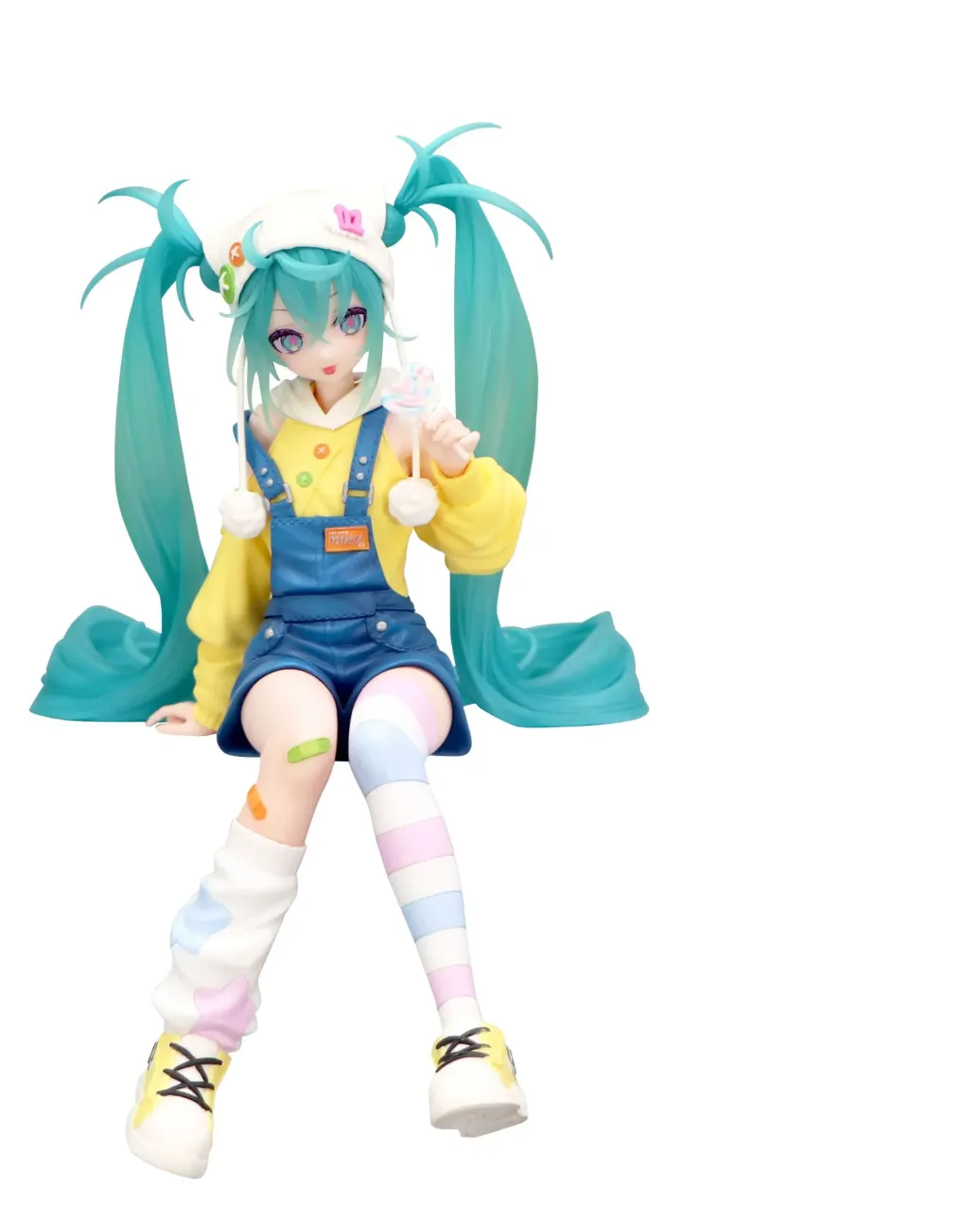 Hatsune Miku Noodle Stopper PVC Statue Hatsune Miku Lollipop 15 cm