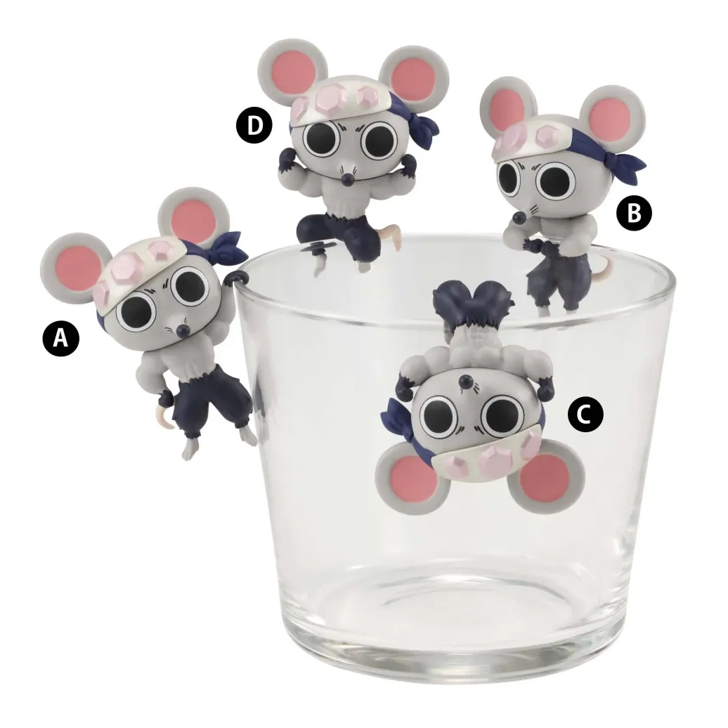 Demon Slayer: Kimetsu no Yaiba Chokotto Hikkake PVC Statuen Petit Muki Muki Mouse 4 cm