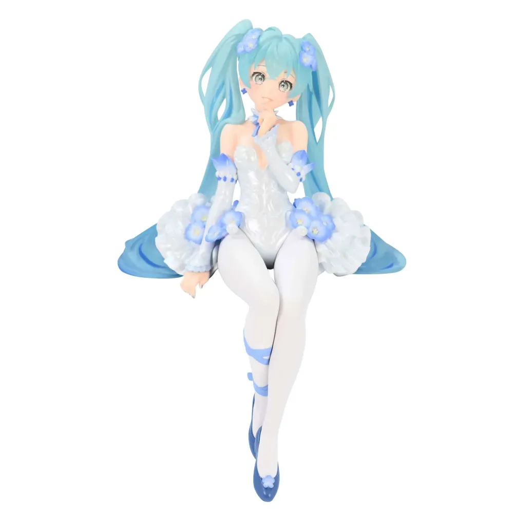 Hatsune Miku Noodle Stopper PVC Statue Hatsune Miku / Flower Fairy Nemophila Ver. 15 cm
