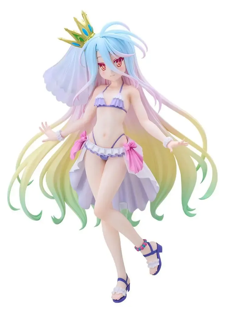 No Game No Life Tenitol Tall PVC Figur Shiro swimwear dress Ver. 29 cm