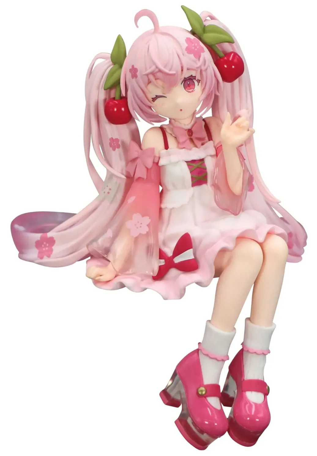 Hatsune Miku Noodle Stopper PVC Statue Sakura Miku 2025 Wink Ver. 14 cm 