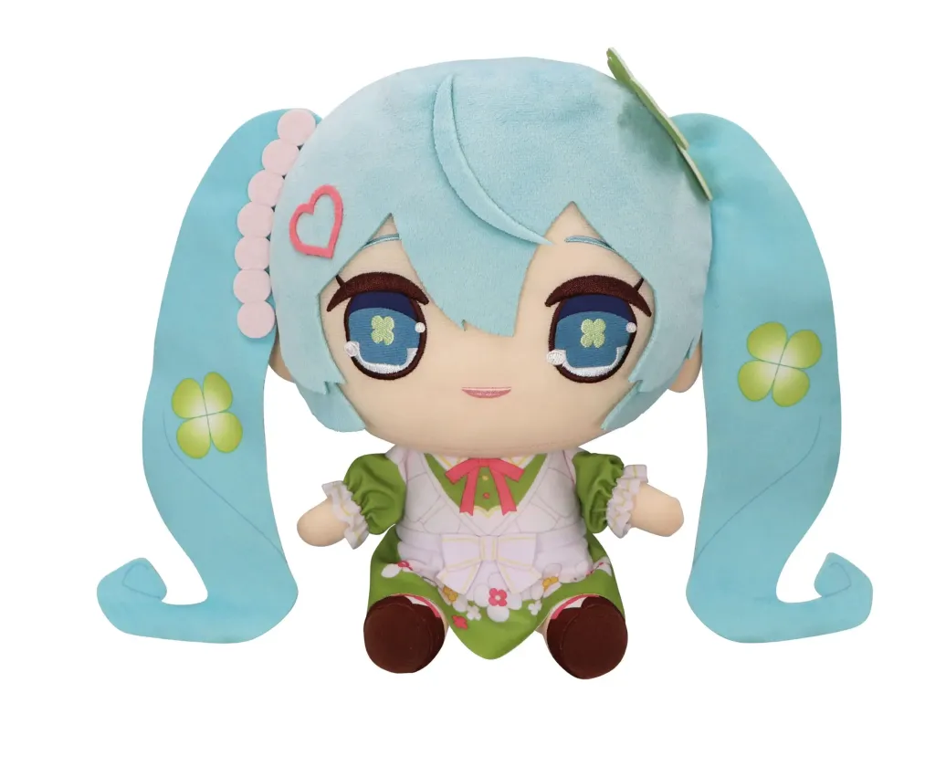 Hatsune Miku Kyurumaru Big Plüschfigur Clover 26 cm 