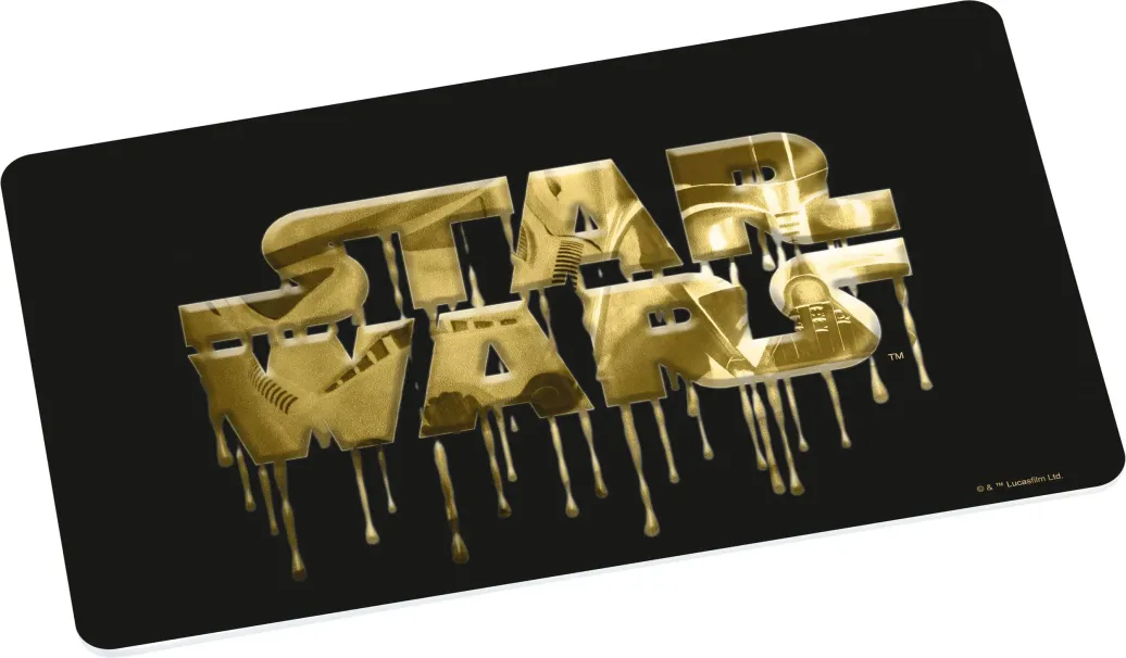 Star Wars Frühstücksbrettchen Logo Gold