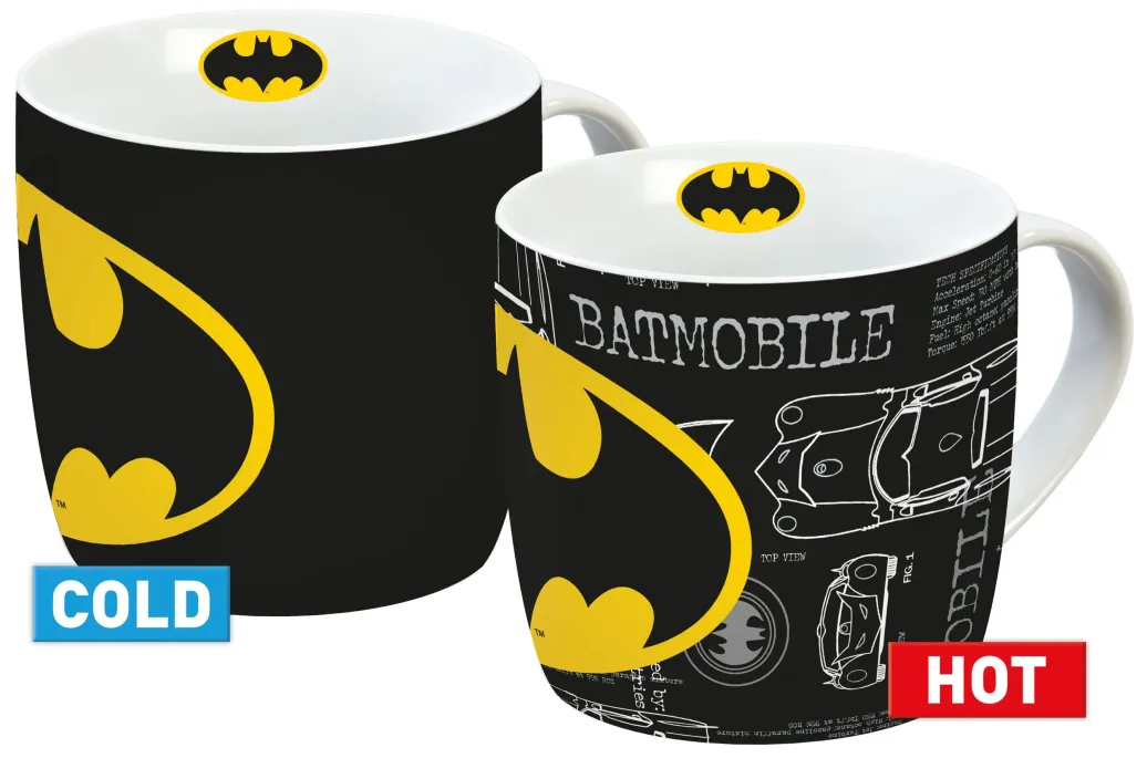 Batman Tasse mit Thermoeffekt Logo